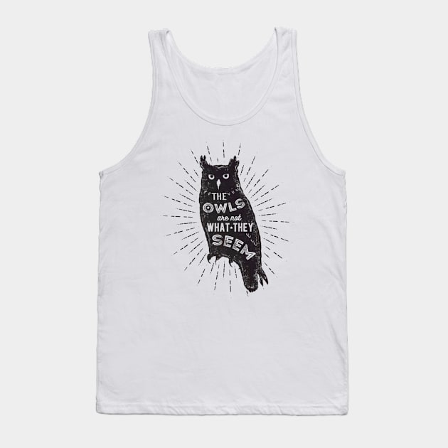 What They Seem Owls Cute Love Owl Design Tank Top by Owl Is Studying